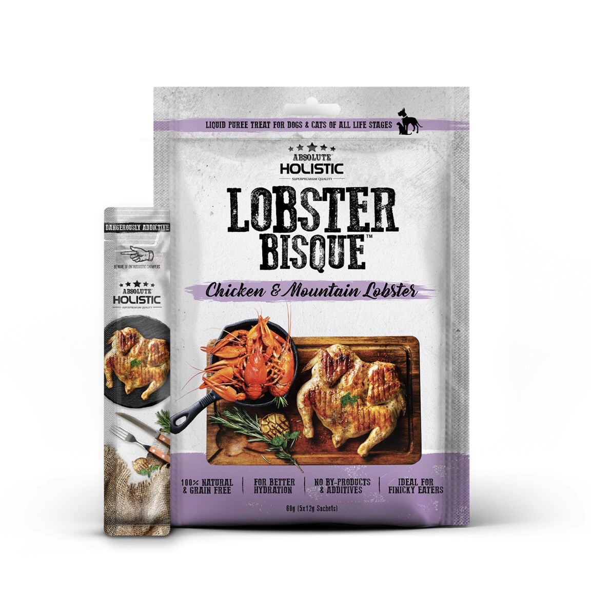 Súp Thưởng | Sốt Dinh Dưỡng Absolute Holistic Chicken & Mountain Lobster [Gà & Tôm Hùm]