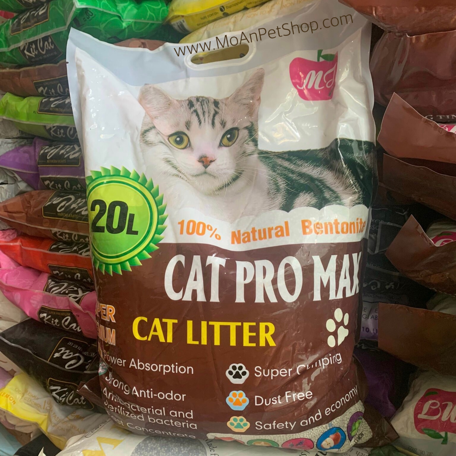 Cát cho Mèo Pro Max MJ Cat Litter 20L