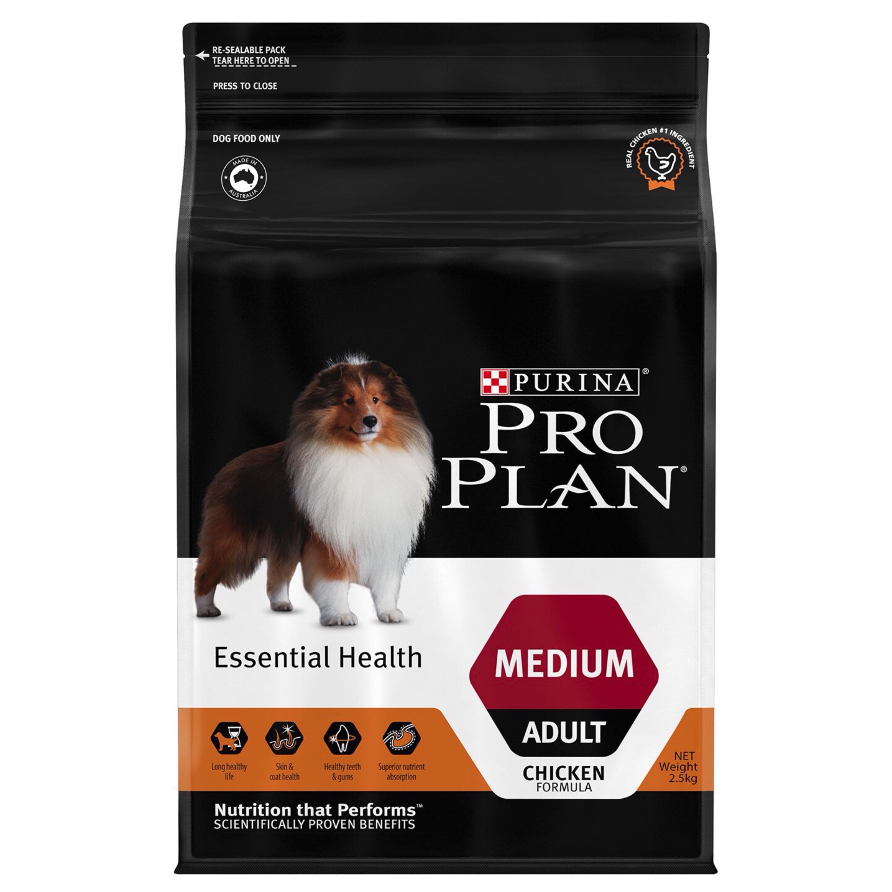 PURINA PRO PLAN Medium Adult Chicken (Phát Triển Sức Khoẻ Toàn Diện, Vị Gà) 2.5kg