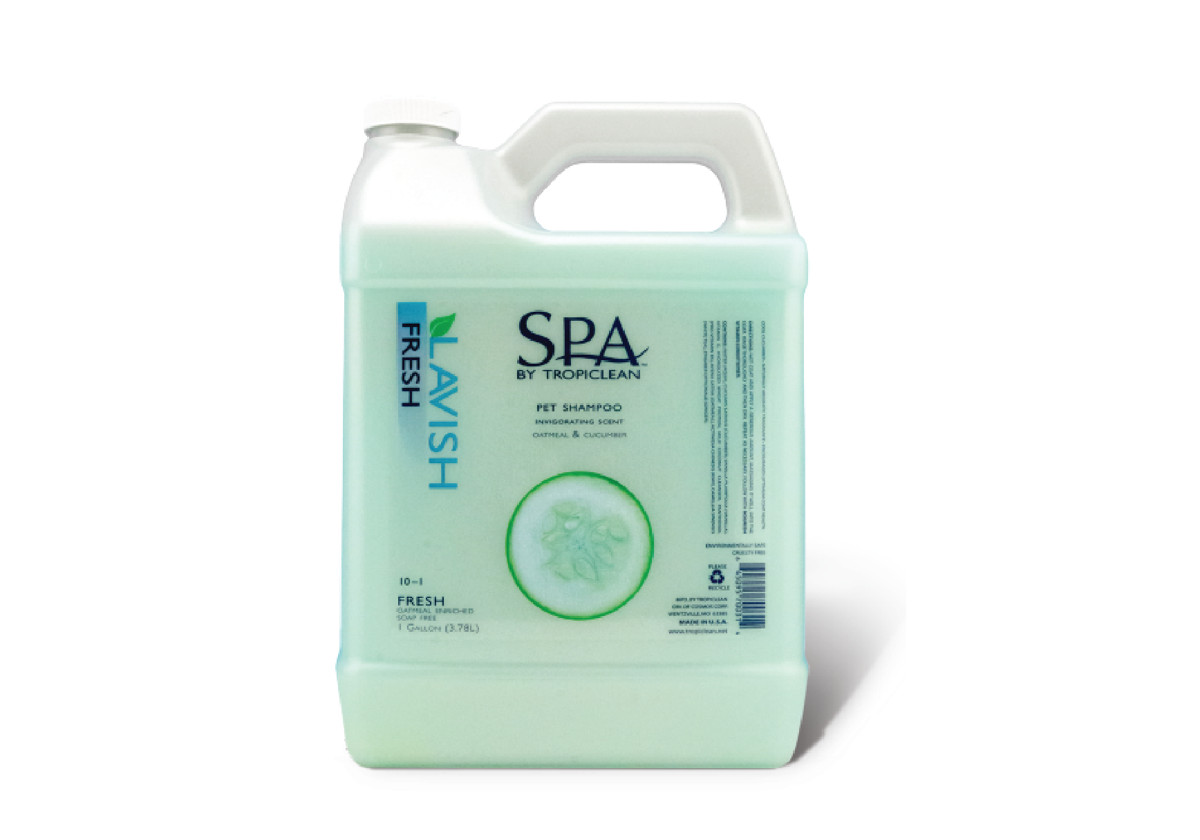 Sữa Tắm Gội TROPICLEAN Spa Mỹ Fresh [Dưa leo Yến mạch