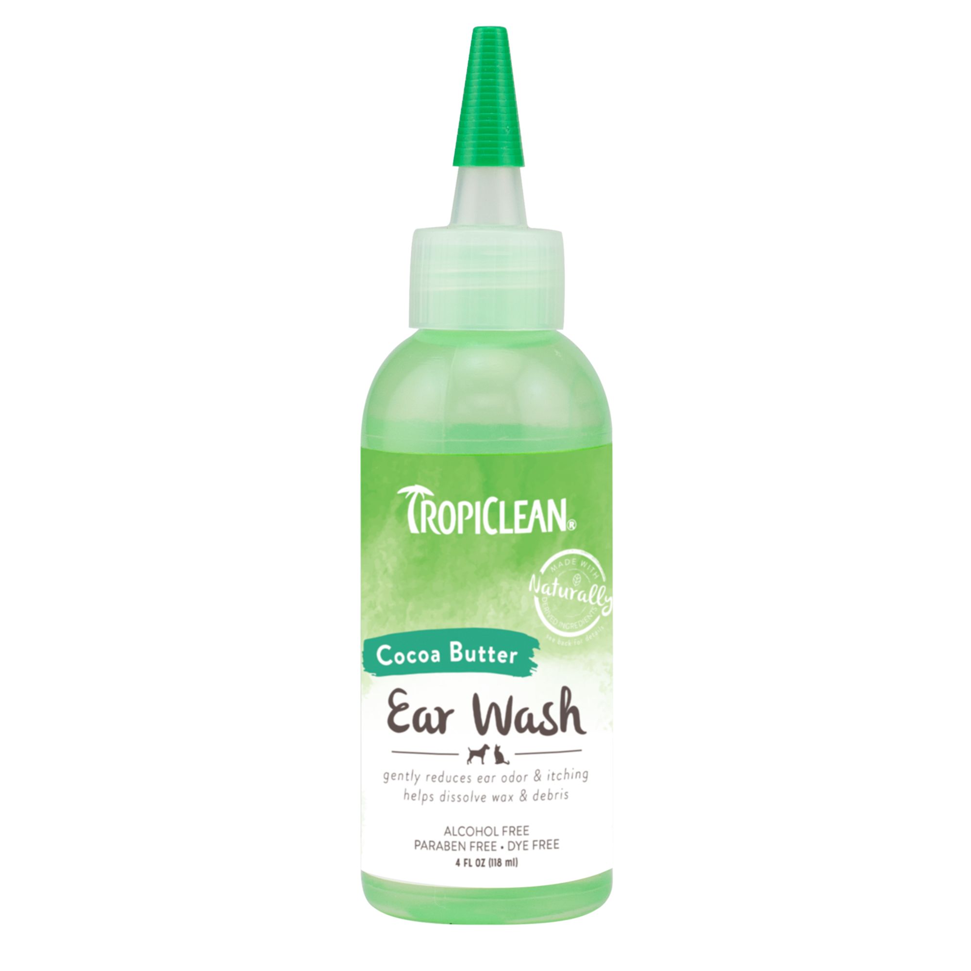 Dung Dịch Vệ Sinh Tai TROPICLEAN Ear Wash Cocoa Butter Mỹ 118ml