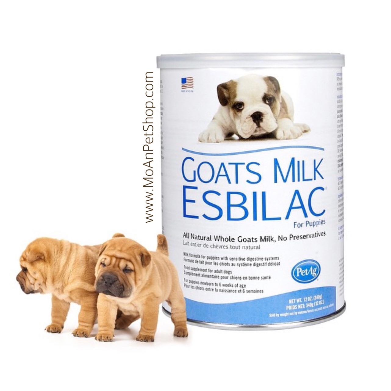 Sữa PetAg ESBILAC Goats Milk Mỹ dạng bột 340g