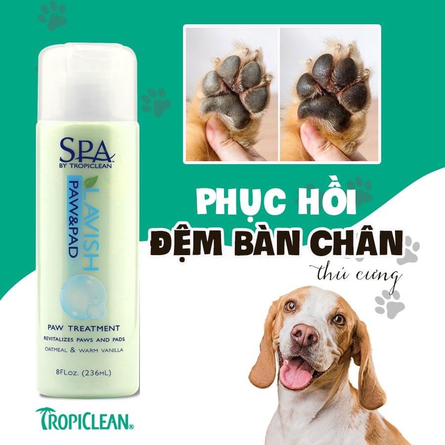 Sữa Phục Hồi Đệm Bàn Chân TROPICLEAN Spa Mỹ Paw Treatment