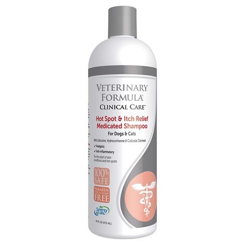 Sữa Tắm Phòng Trị Ngứa VETERINARY FORMULA Hot Spot & Itch Relief Medicated Shampoo Mỹ 473ml