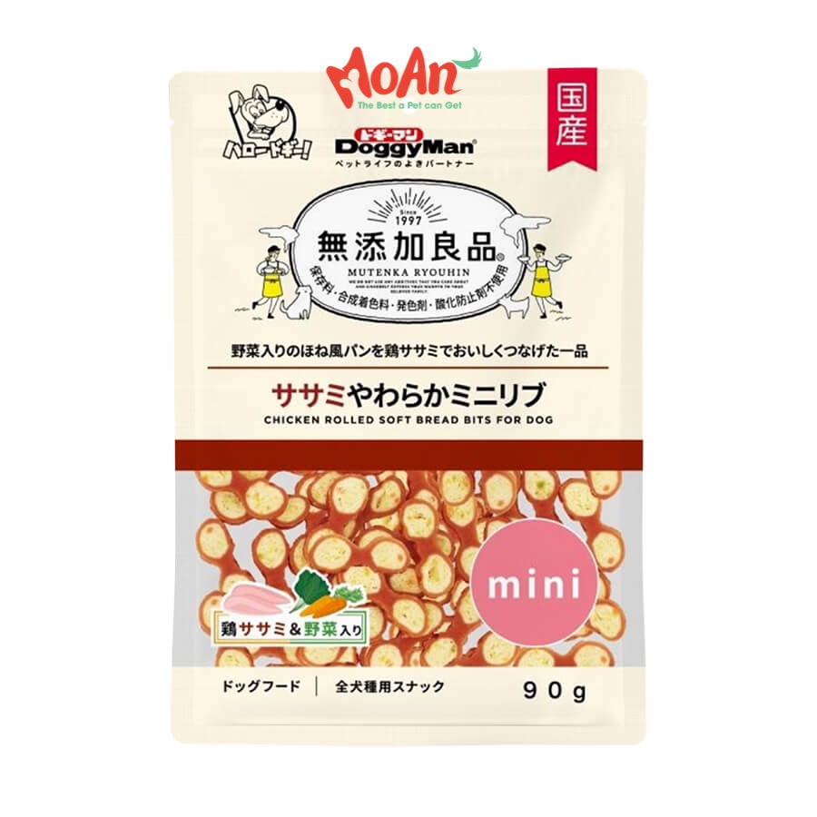 Thịt Gà Cuộn Bánh Rau Củ DoggyMan 90g