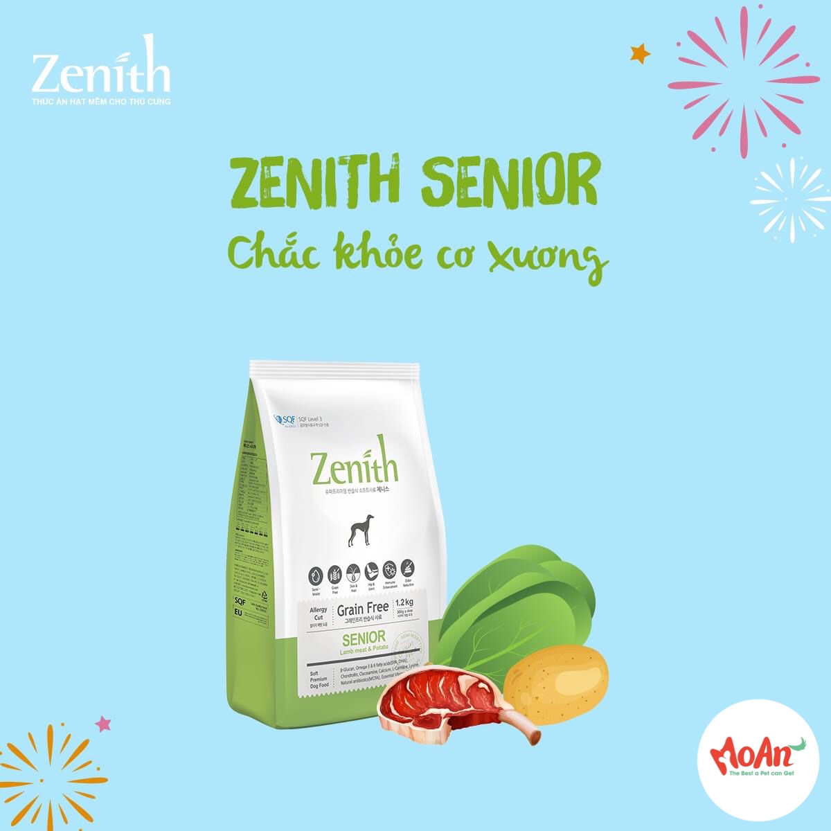 Hạt Mềm Zenith Senior 300g [Cún Lớn Tuổi]