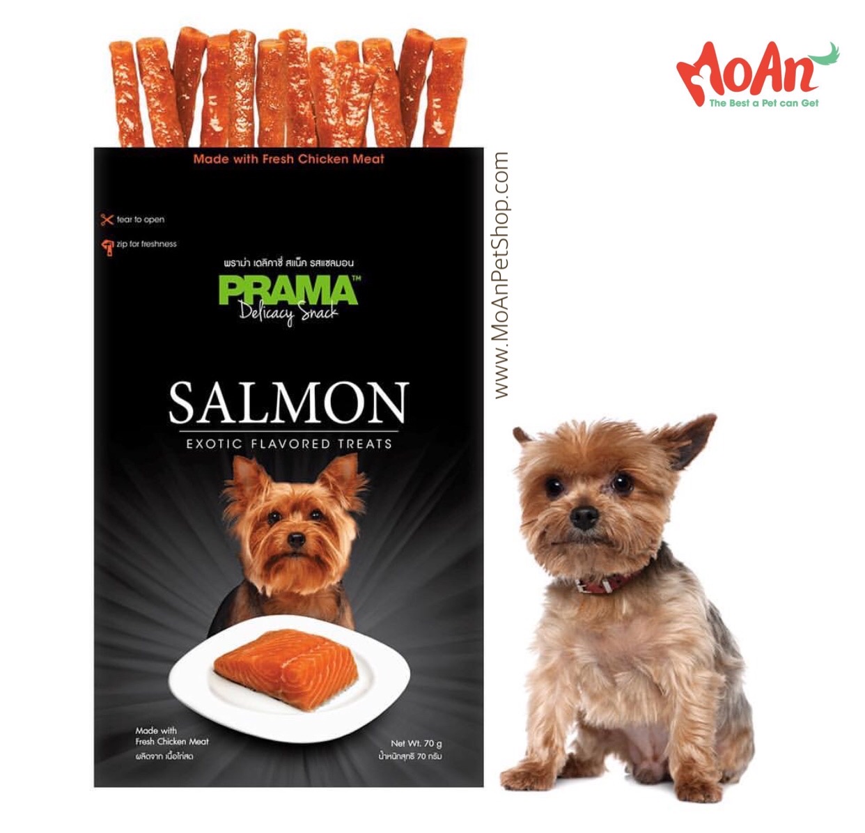 Bánh Prama Cá hồi 70g