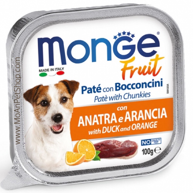 Pate MONGE Ý Vịt & Cam 100g