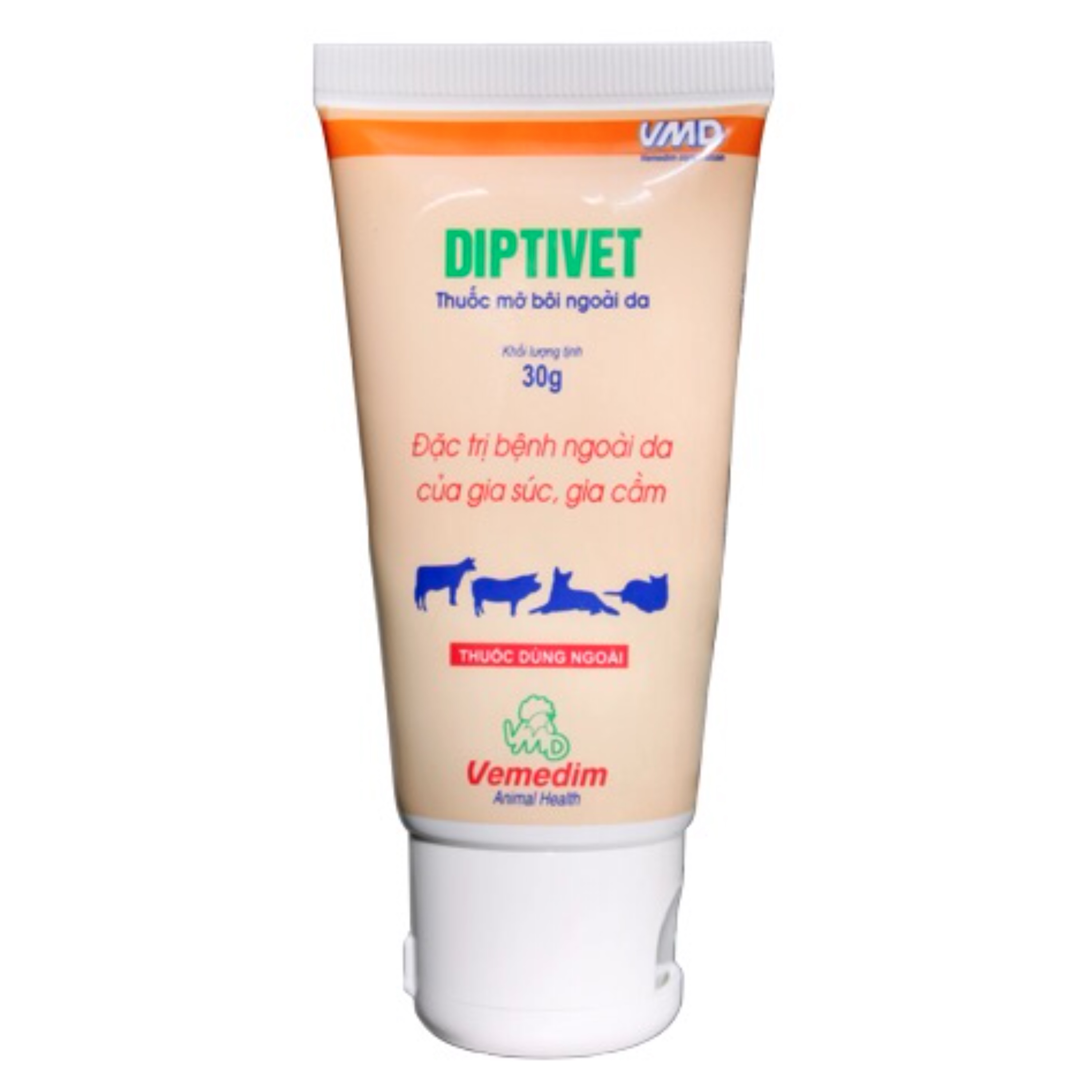 Thuốc Mỡ Bôi Viêm Da Ghẻ Xà Mâu DIPTIVET VN 30g