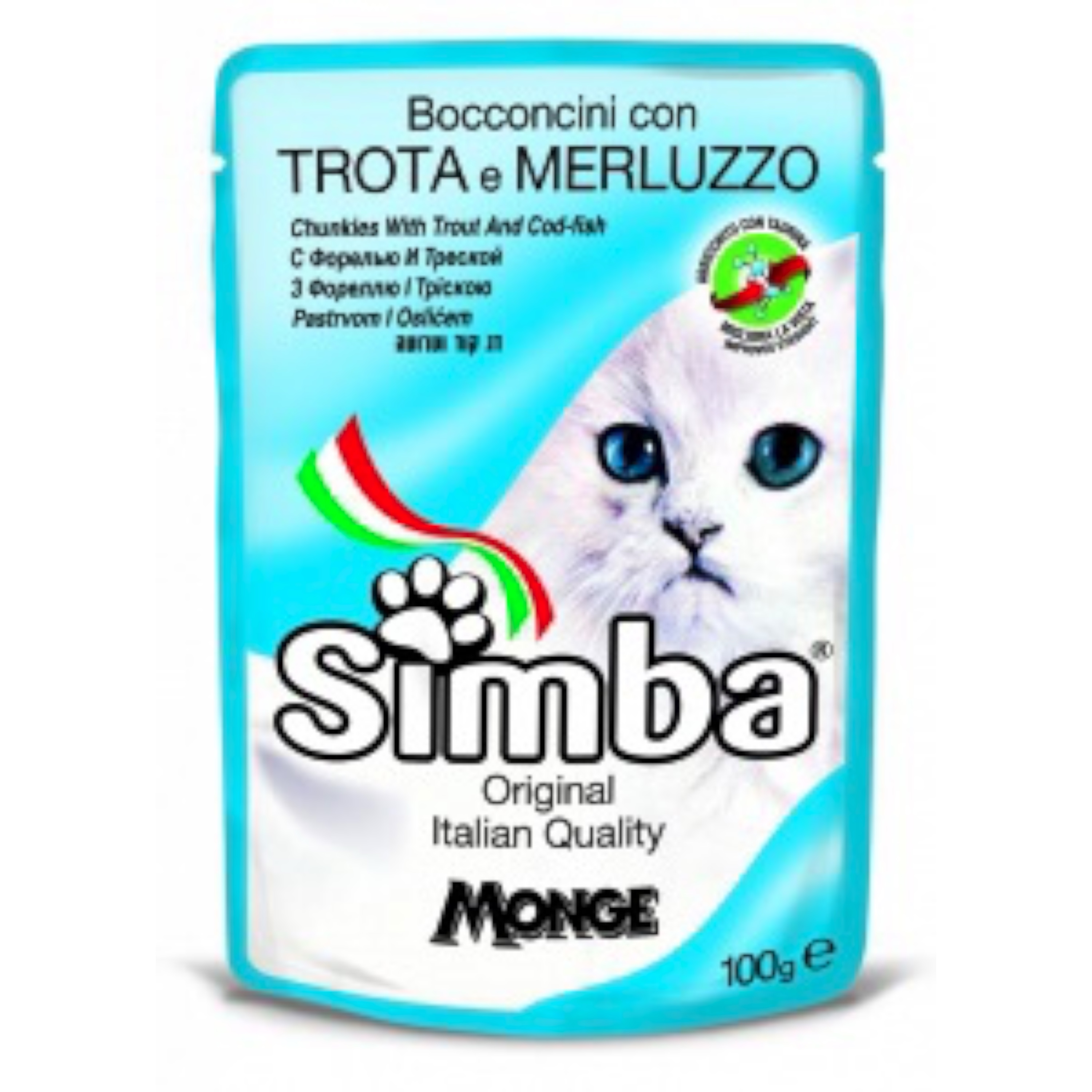 Pate Simba Ý Cá Hồi & Cá Tuyết 100g