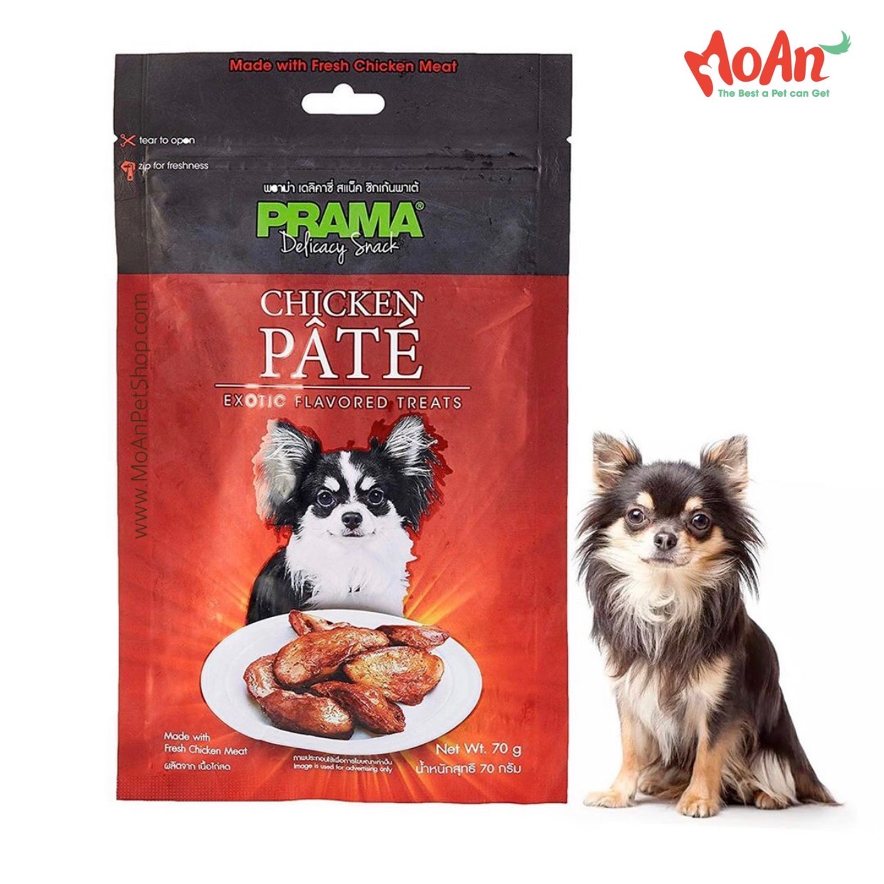 Bánh Prama Gà sốt Pate 70g