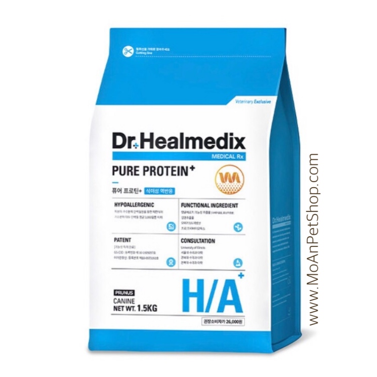 Dr. Healmedix Pure Protein Plus & Hypoallergenic - Điều Trị & Phòng Dị Ứng cho Cún 1.5kg