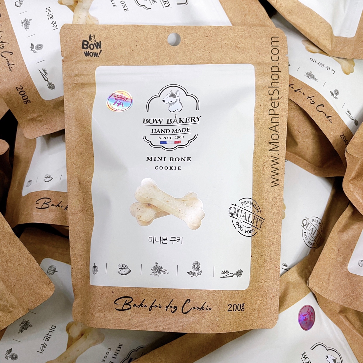 Bánh Cookie Yến Mạch Bow Wow 200g