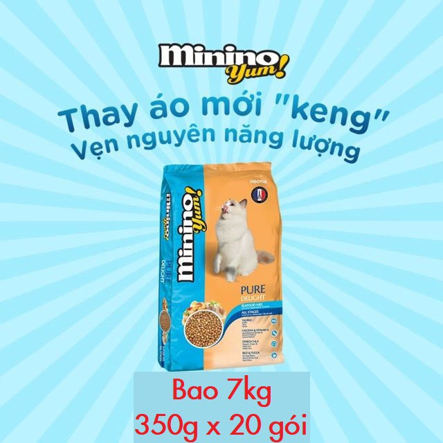 Hạt Mèo Minino Yum! Pure Delight 7kg