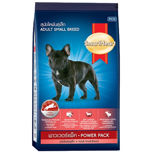 SmartHeart Power Pack Adult Small Breed Tạo Cơ Bắp Cún Nhỏ 3kg