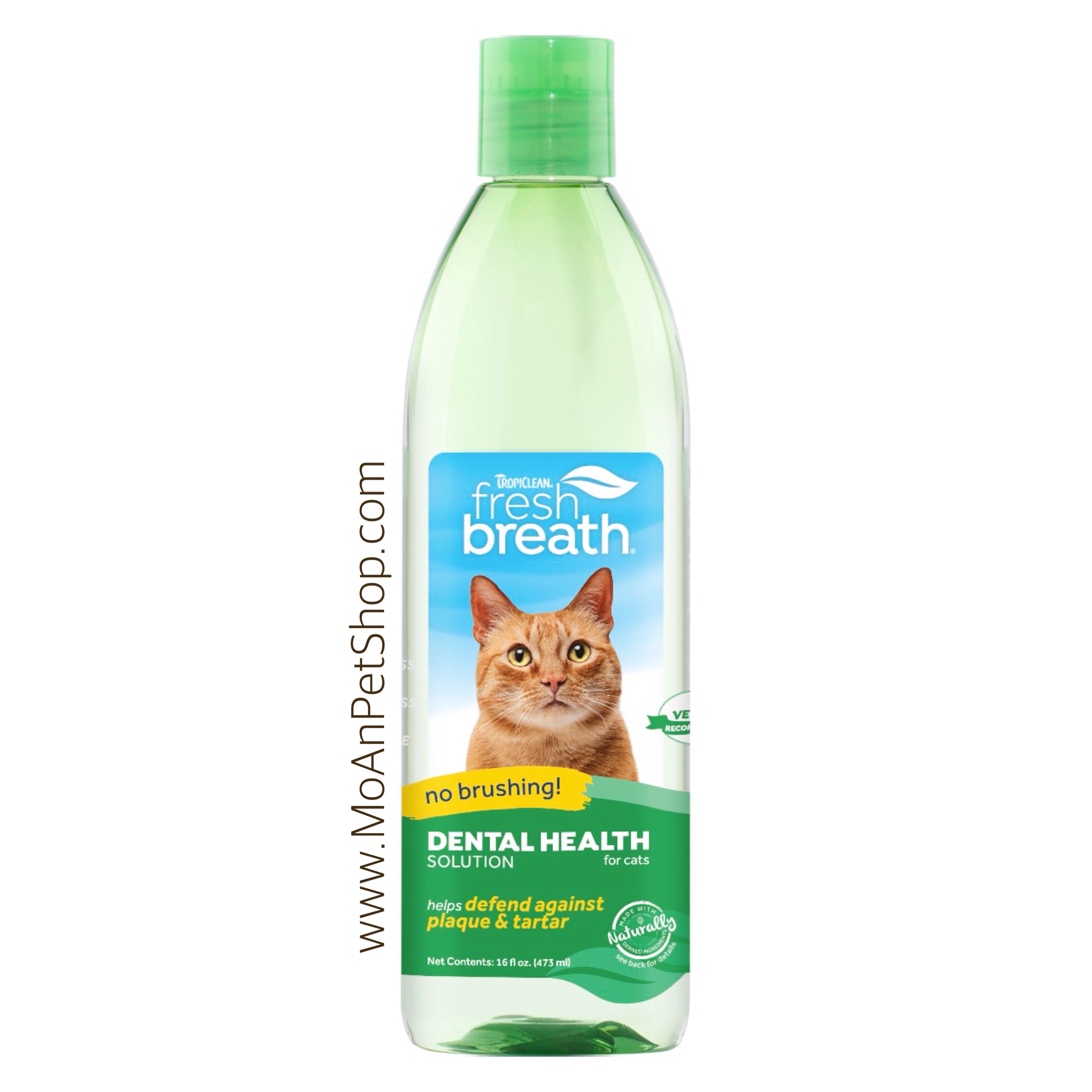 Dung Dịch | Nước Chăm Sóc Răng Miệng Cho Mèo TROPICLEAN Dental Health Solutions For Cats Mỹ 16oz 473ml