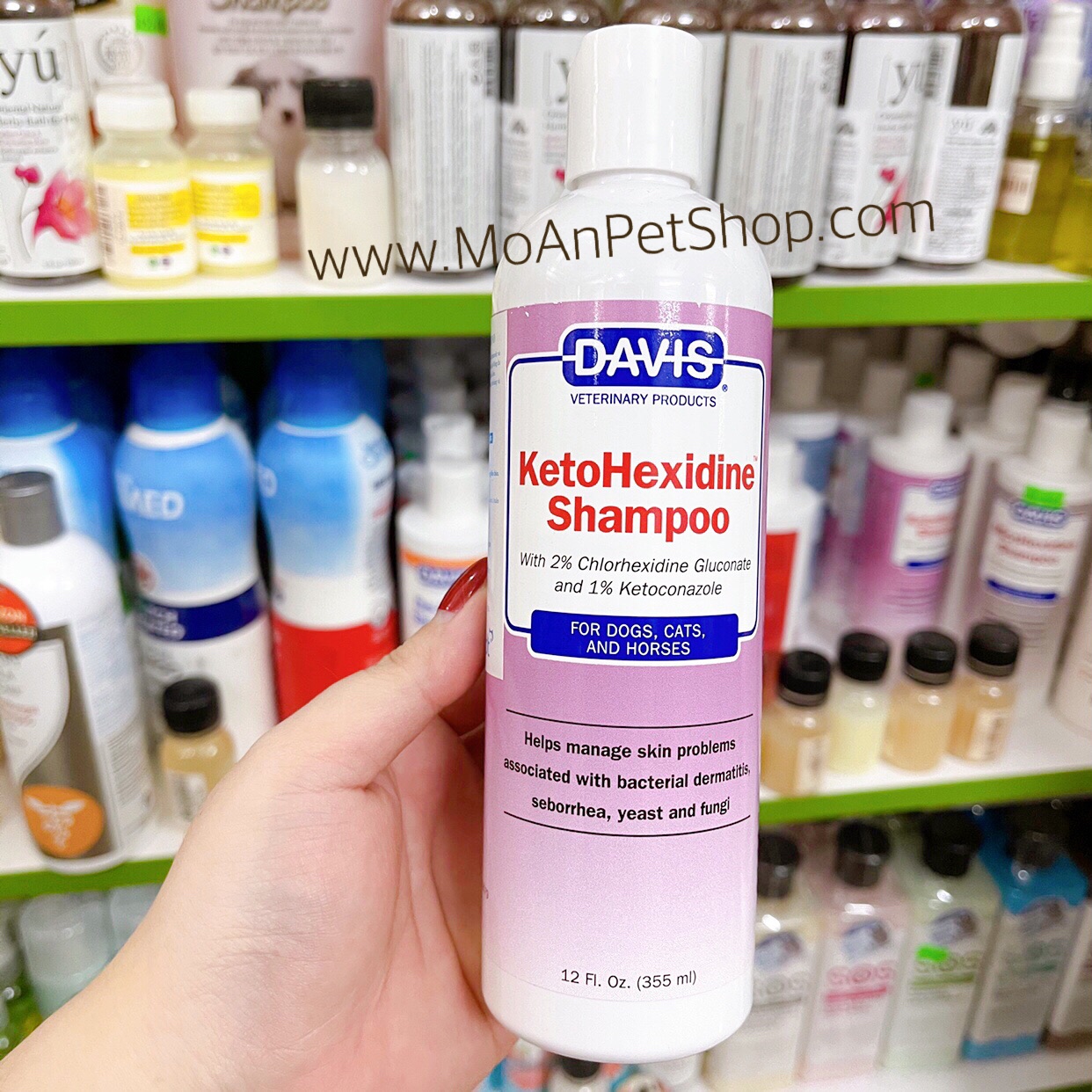 Chlorhexidine For Cats Lot Of Davis Sulfur Benz Shampoo 12 Oz