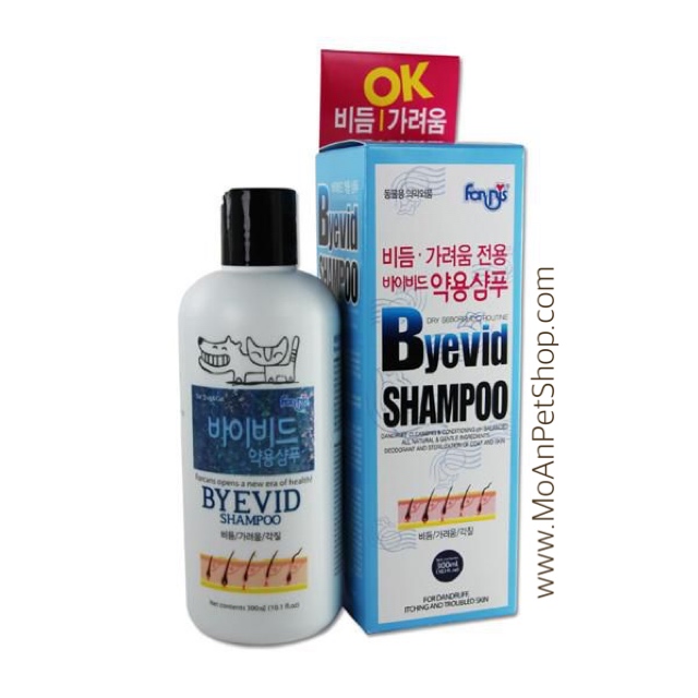 Sữa Tắm Gội Forbis Hàn Quốc Byevid Shampoo [Phòng Trị Vảy Ngứa, Viêm Da]