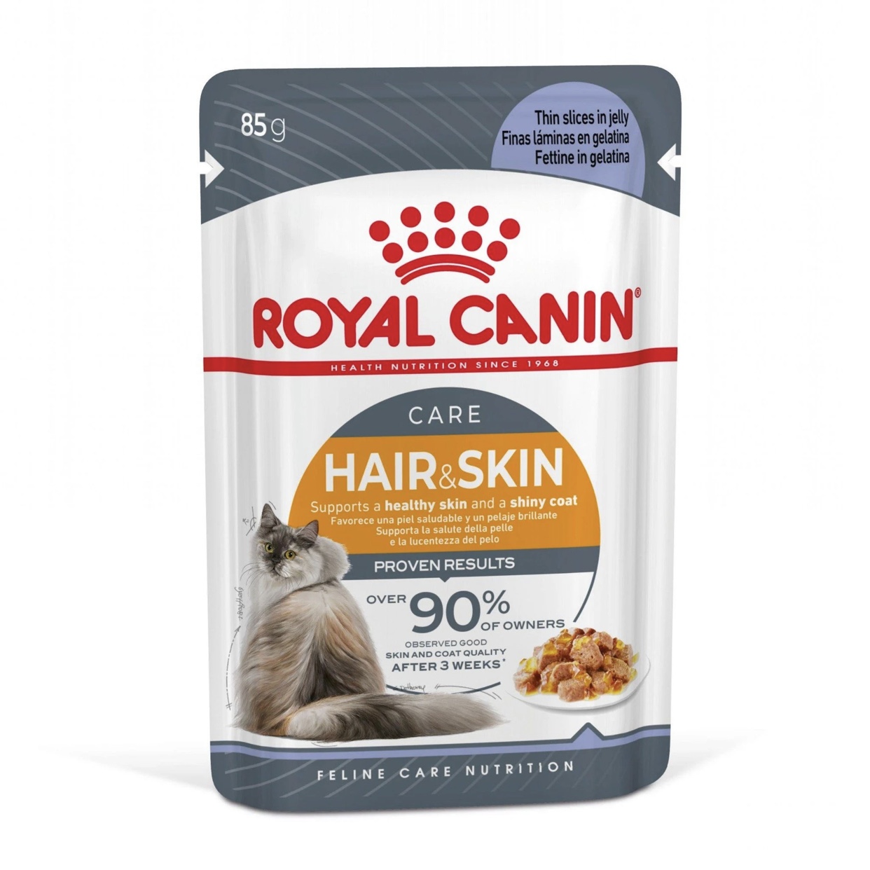Pate ROYAL CANIN HAIR & SKIN Lông Khỏe Đẹp 85g