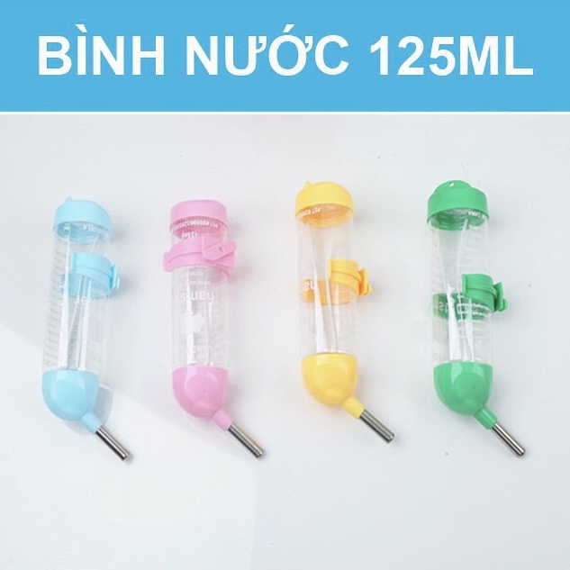 Bình Nước Treo Chuồng 125ml cho Hamster | Thú Nhỏ