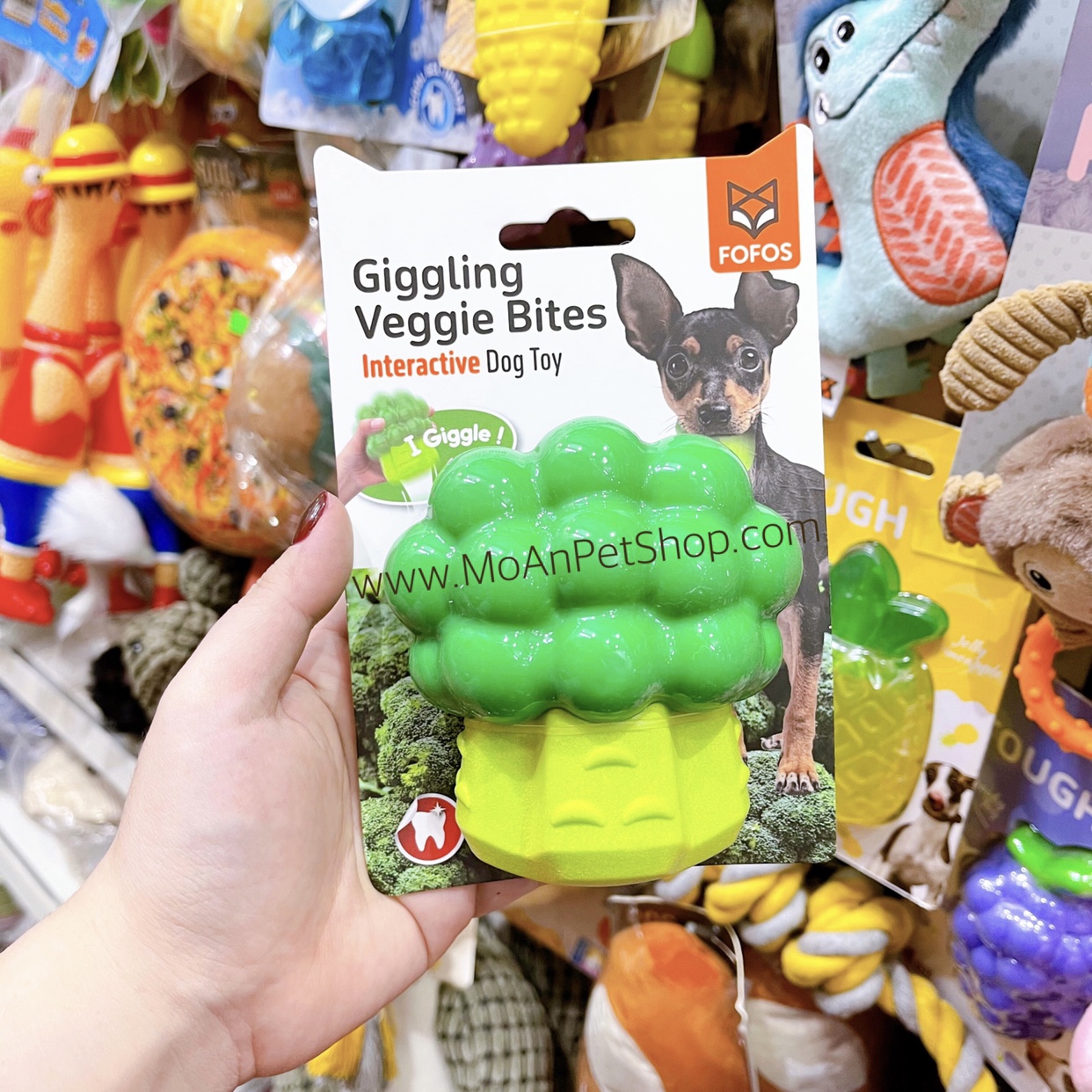 Đồ Chơi Fofos Giggling Veggie Bites Bíp Bíp Hình Súp Lơ