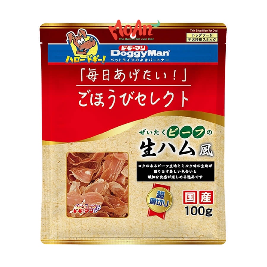 Giăm Bông Bò Sấy DoggyMan 100g