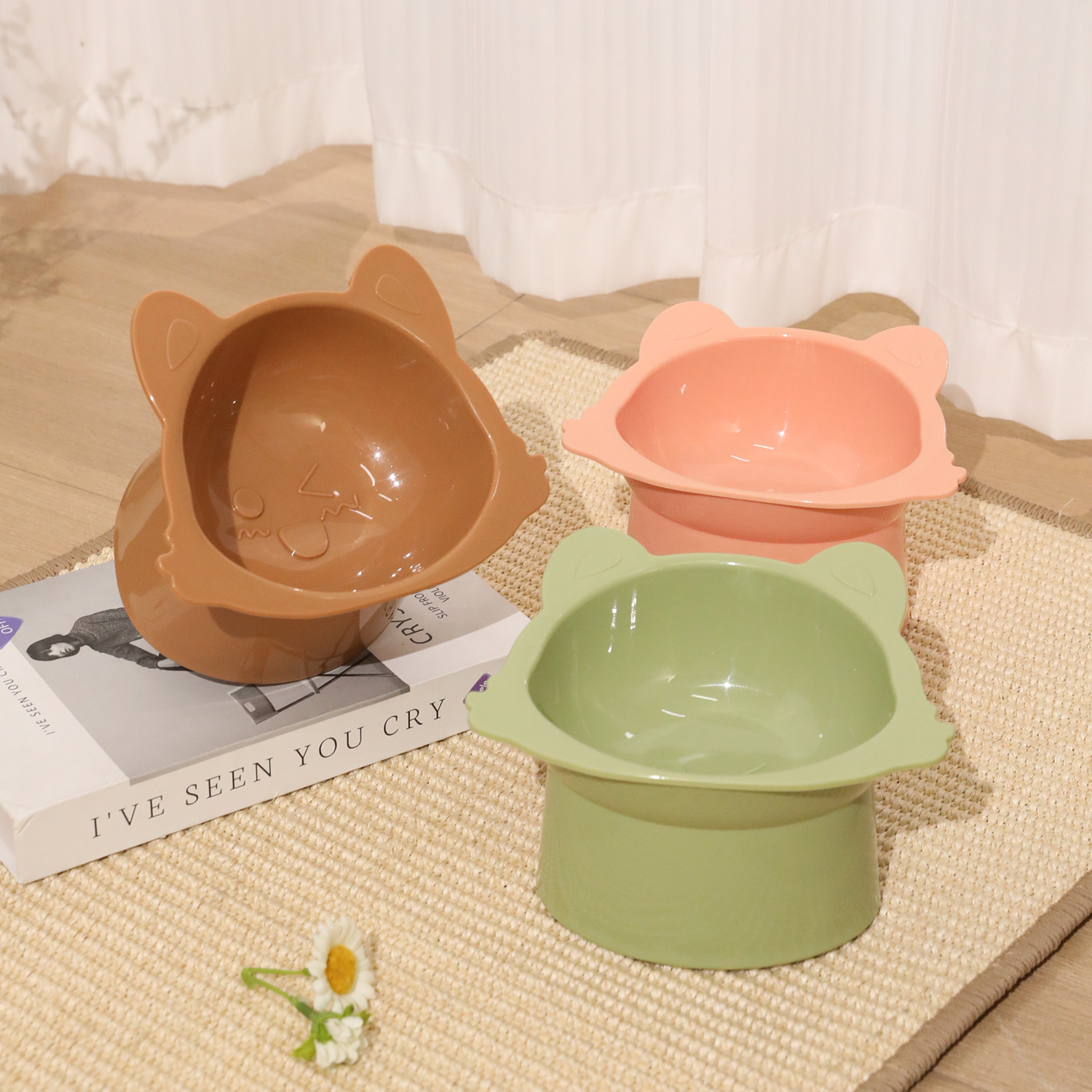 Chén Ăn Chống Gù Tai Mèo 13.8cm