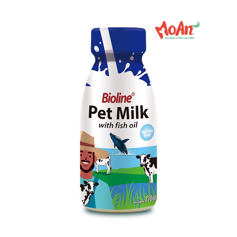 Sữa Tươi Tiệt Trùng Bioline +Dầu Cá 220ml