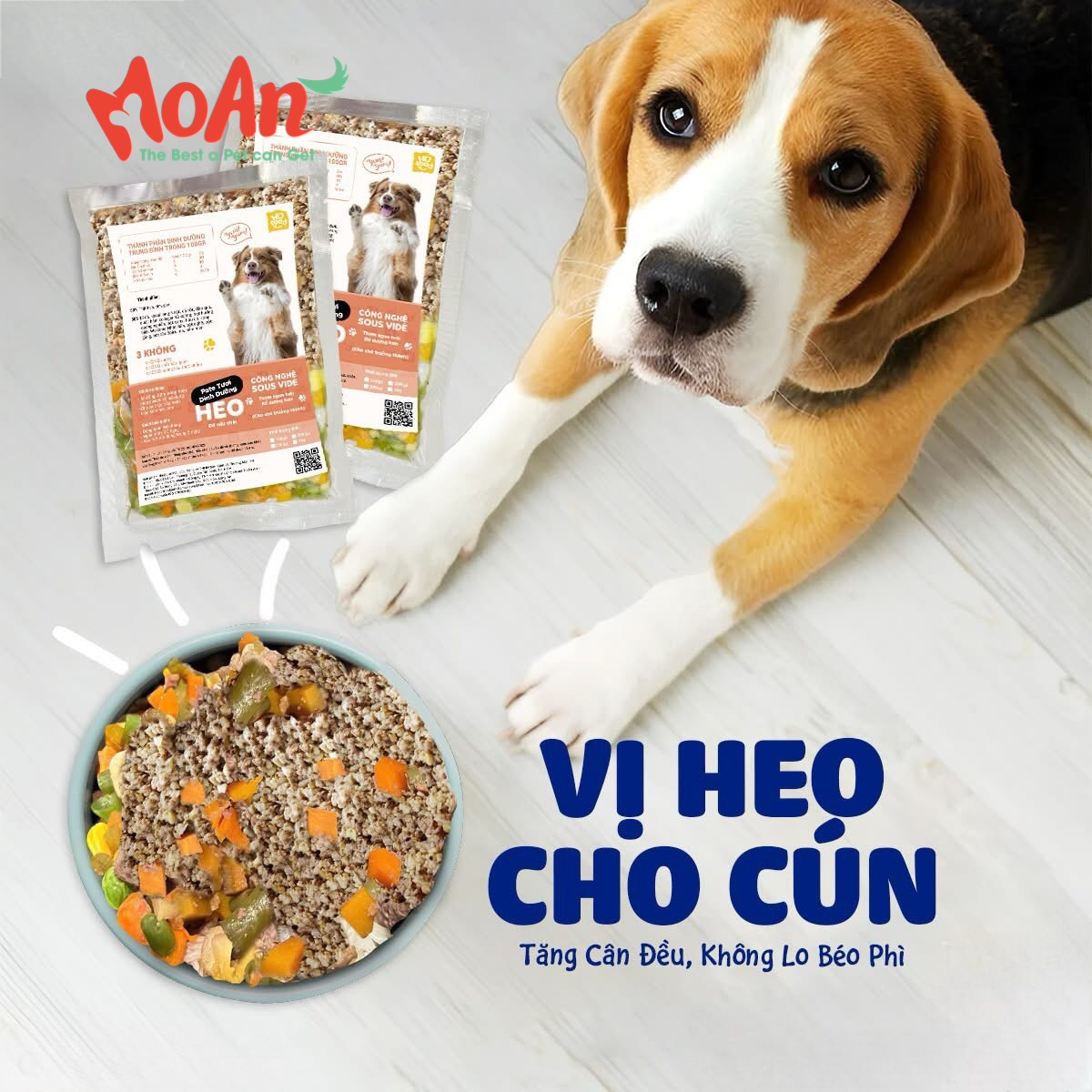 Pate Tươi Thịt Heo HDFood 300g cho Cún