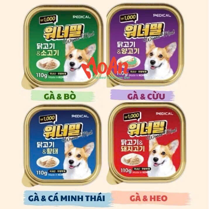 Pate PEDICAL Wanna Meal Hàn Quốc 110g