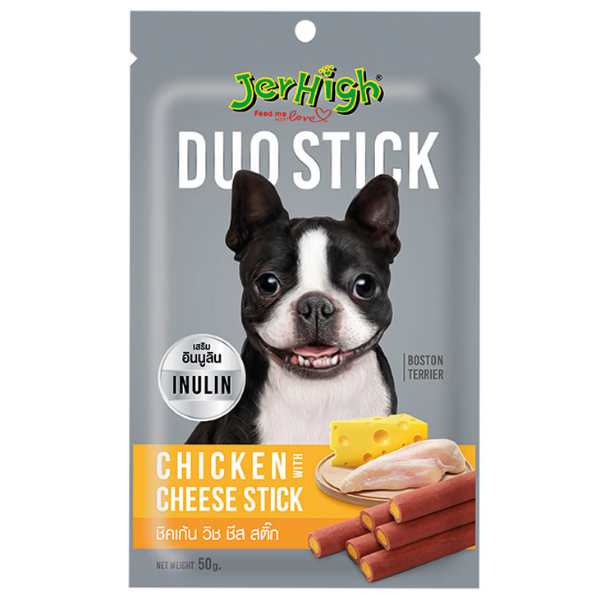 Bánh JerHigh Duo Stick Gà & Phô Mai 50g