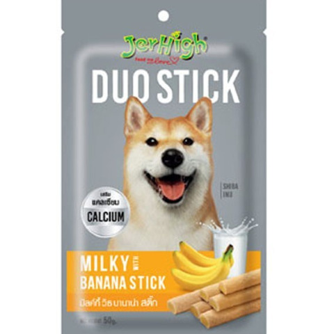 Bánh JerHigh Duo Stick Sữa & Chuối 50g