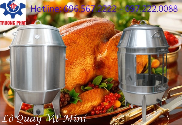 Lò quay vịt mini có kích thước bao nhiêu?