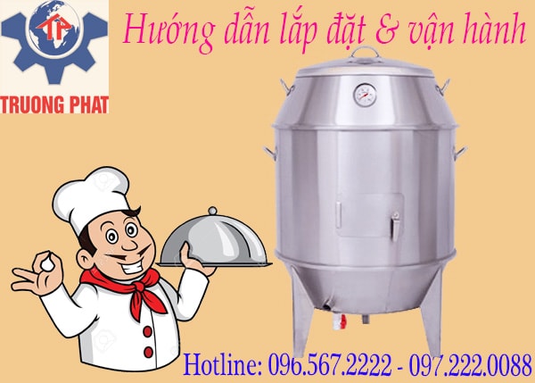 Hướng dẫn lắp đặt và vận hành lu quay vịt bằng than