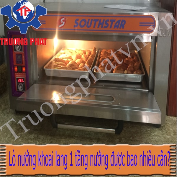 Lò nướng khoai lang 1 tầng nướng được bao nhiêu cân?