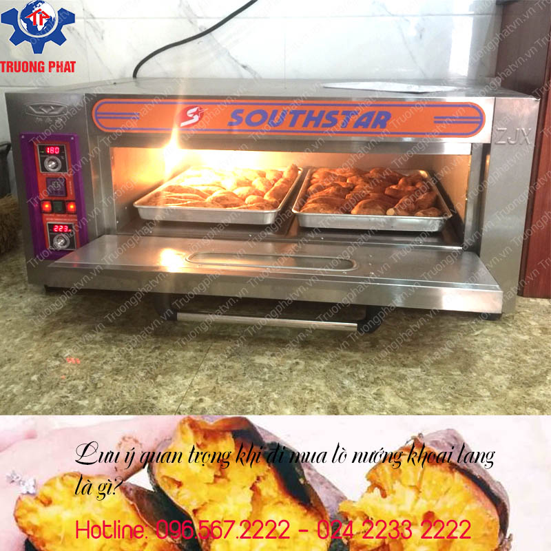 Lưu ý quan trọng khi mua lò nướng khoai lang