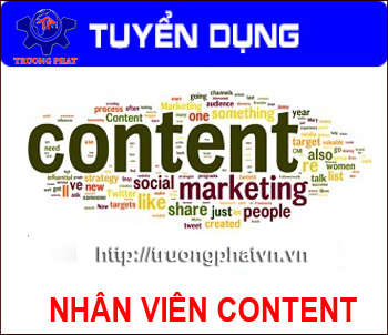 Tuyển Nhân viên Content Marketing Online