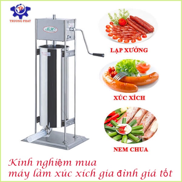 Kinh nghiệm mua máy làm xúc xích gia đình giá tốt