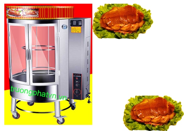 Lò quay vịt bằng điện mỗi mẻ quay được mấy con?