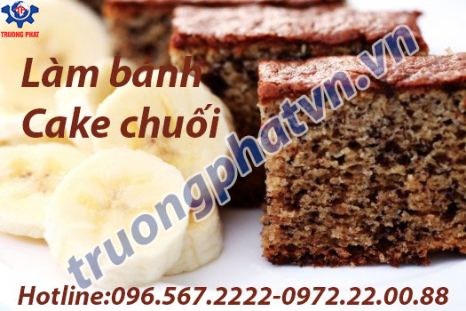 Công thức làm bánh cake chuối không thể đơn giản hơn!