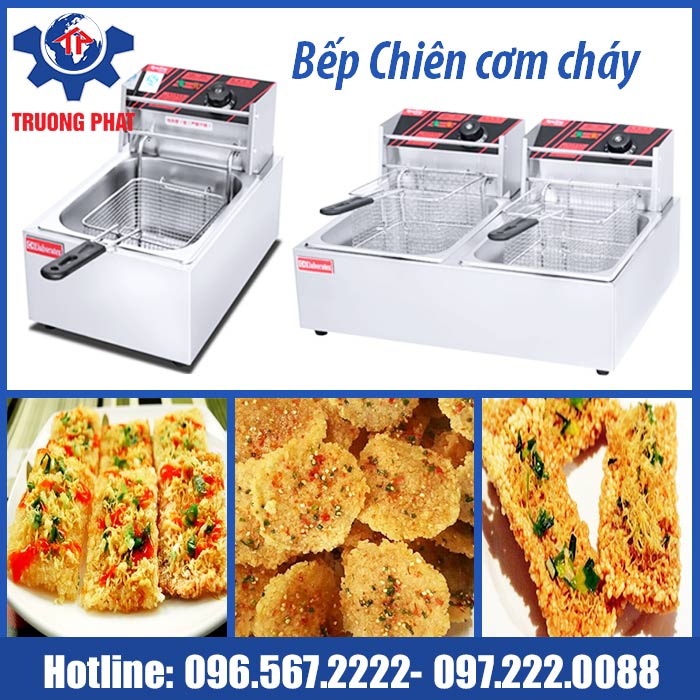 Cơ hội kinh doanh thu lợi nhuận khủng với bếp chiên cơm cháy