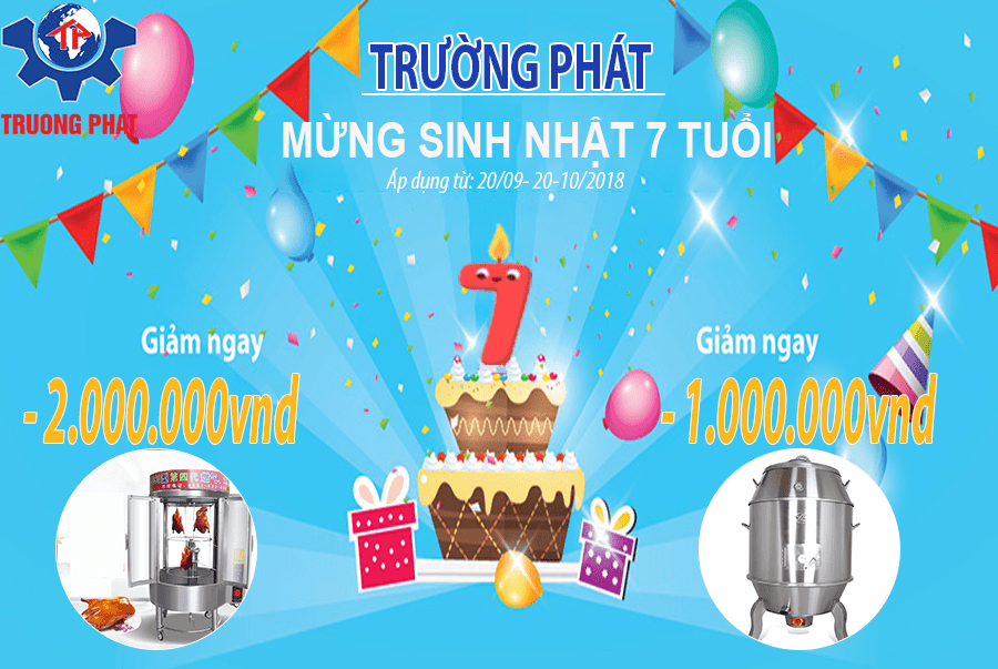 Mừng sinh nhật 7 tuổi: Trường Phát khuyến mãi “Sốc Toàn Tập”