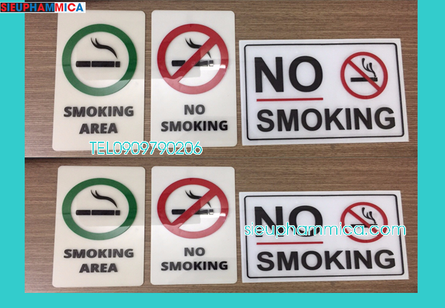 Biển cấm hút thuốc được sử dụng phổ biến hầu hết trong các văn phòng công ty