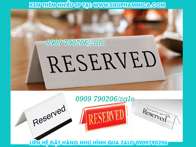 Biển đã đặt bàn, Biển reserved mica