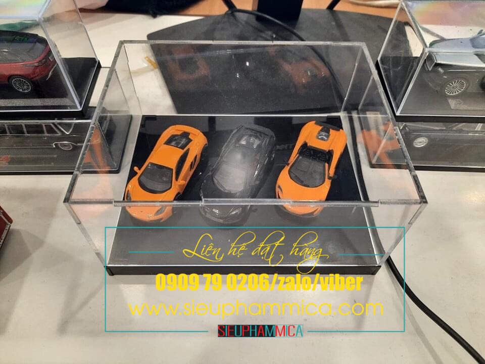 Hộp trưng bày, hộp chụp mica hình hộp chữ nhật bán chạy