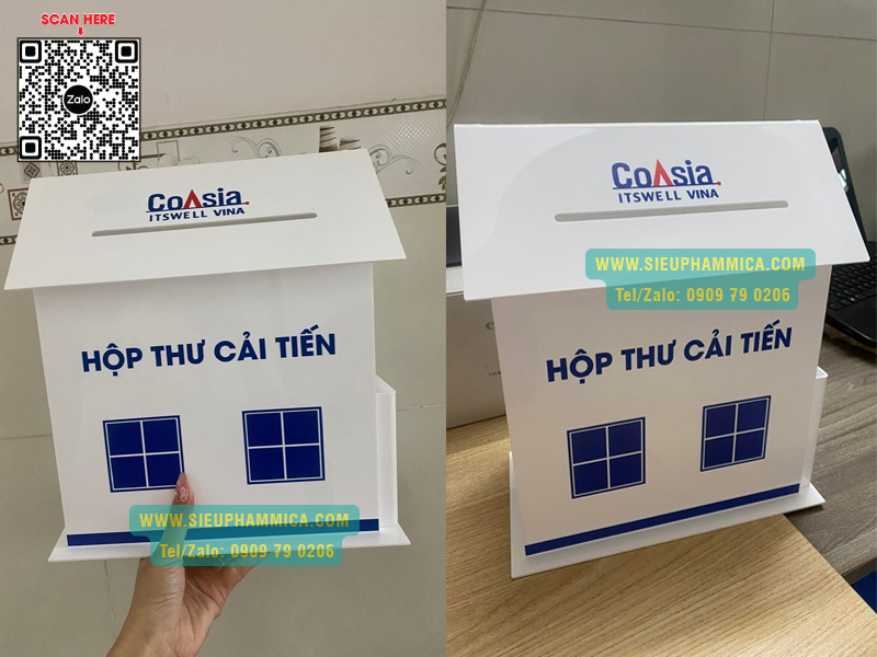 Hòm thư góp ý cải tiến mica mái nhà