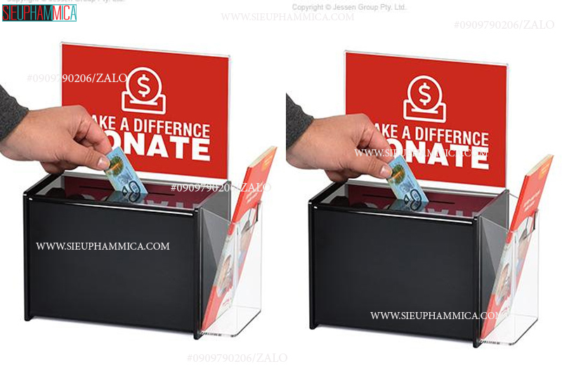Hộp đựng tiền tip khách hàng, hộp đựng tiền quầy thu ngân