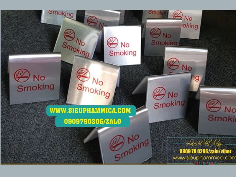 Biển cấm hút thuốc nên đặt ở đâu?