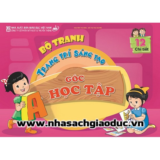 Bộ tranh trang trí sáng tạo Góc Học tập | Nhà sách Giáo dục Onlygol