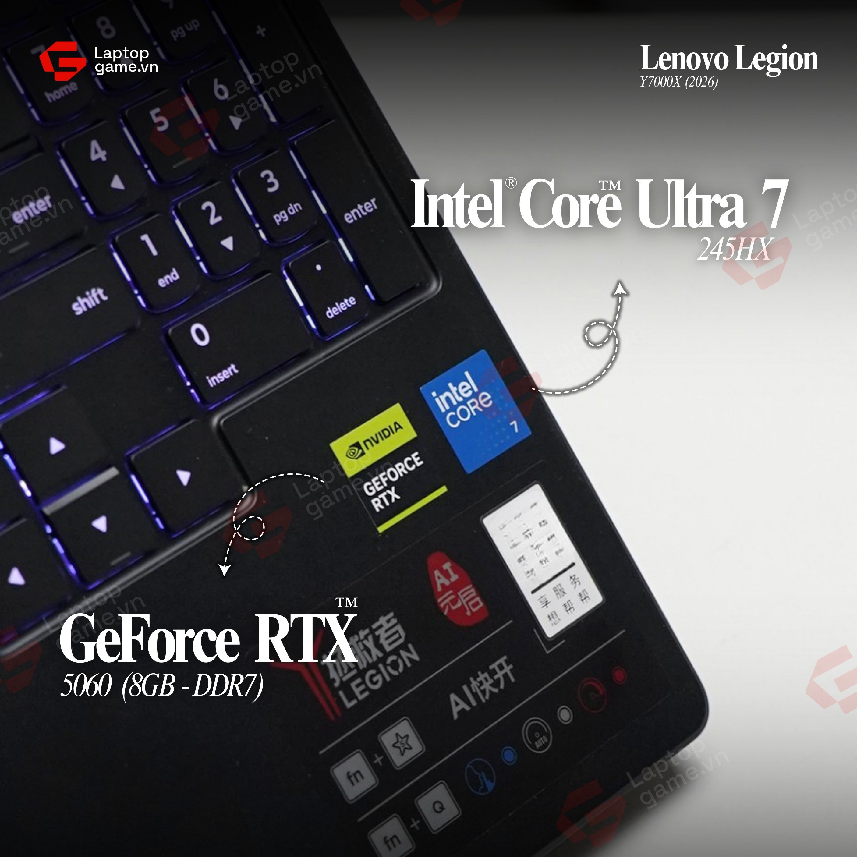 LEGION Y7000X 2026 có... MÀN OLED, LED RGB rồi!!!